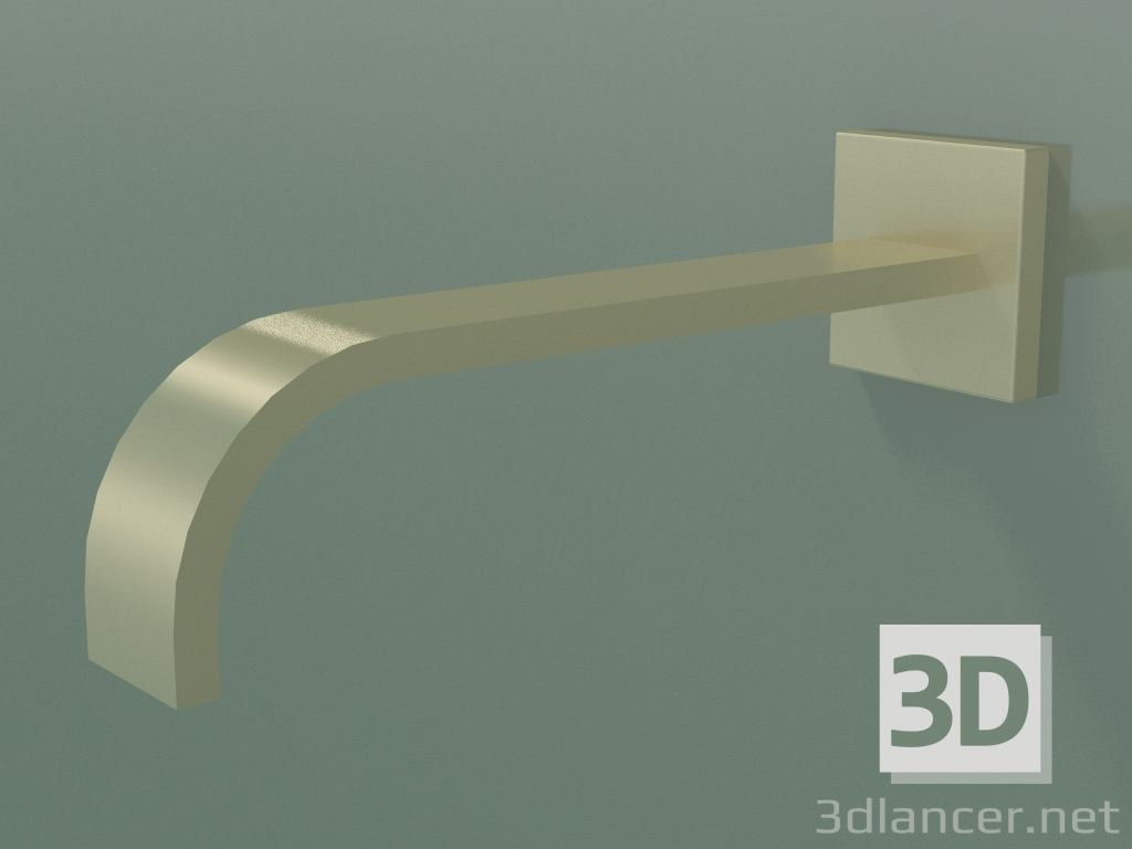 3D Modell Badauslauf zur Wandmontage (13 801 782-28) - Vorschau