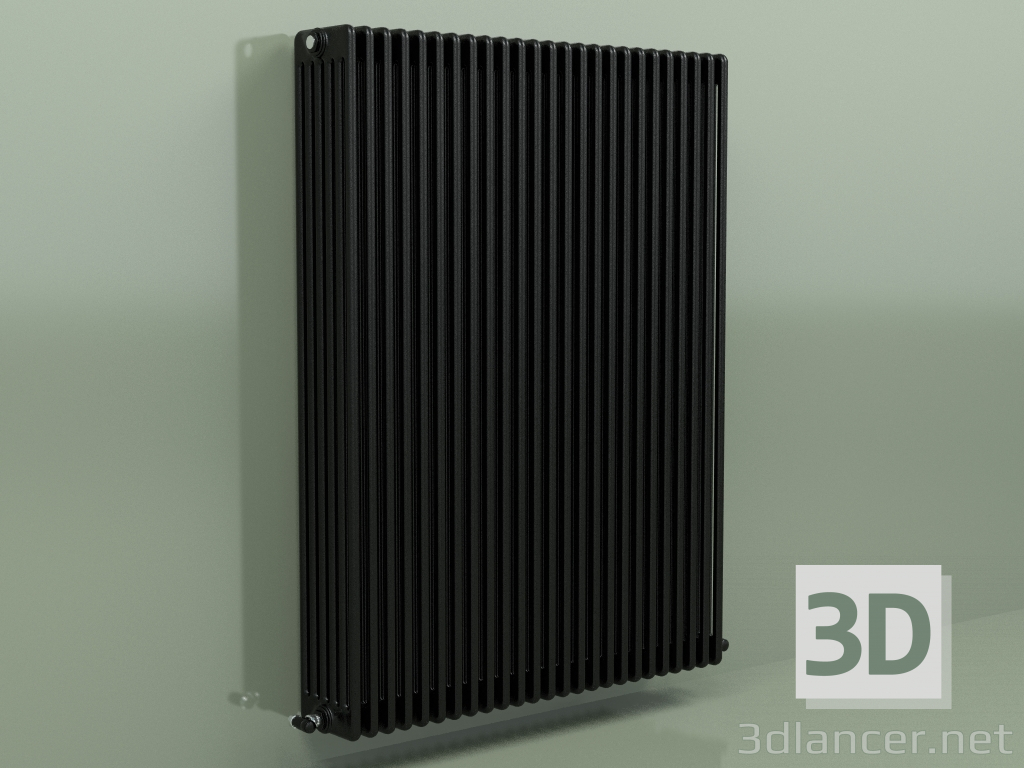 modèle 3D Radiateur TESI 6 (H 1500 25EL, Noir - RAL 9005) - preview