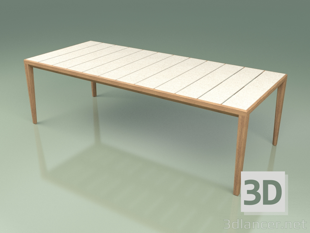 modèle 3D Table à manger 174 (Gres Ivoire) - preview