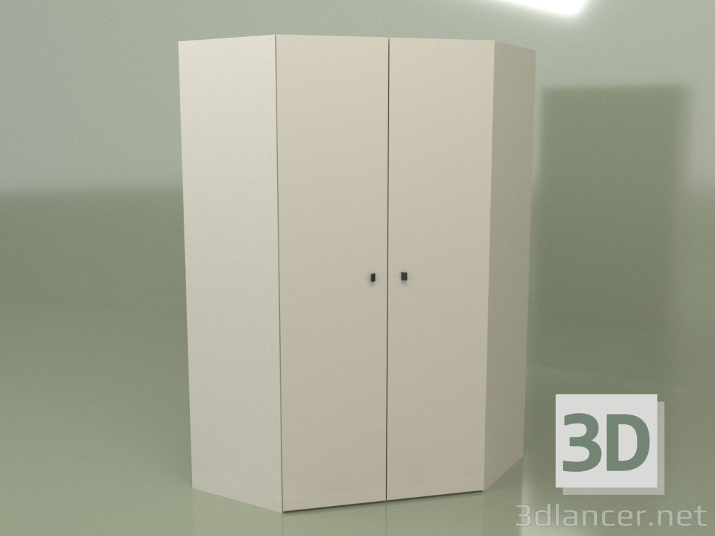 3d model Corner wardrobe GL 124-1 (Ash) - preview