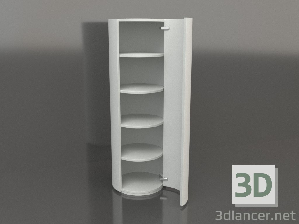 3d model Cabinet (with open door) TM 09 (D=503х1510, grey) - preview