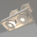 modello 3D Lampada CL-SIMPLE-S148x80-2x9W Warm3000 (WH, 45 gradi) - anteprima
