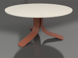 Tavolino Ø80 (Terracotta, DEKTON Danae)