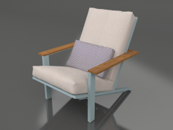 Клубное кресло для отдыха (Blue grey)