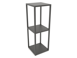 Square console rack (METAL, 30x30x86, 3 shelves)