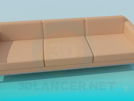 3d модель Диван – превью 3d модель Диван – превью