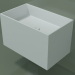 3D modeli Duvara monte lavabo (02UN32101, Glacier White C01, L 60, P 36, H 36 cm) - önizleme