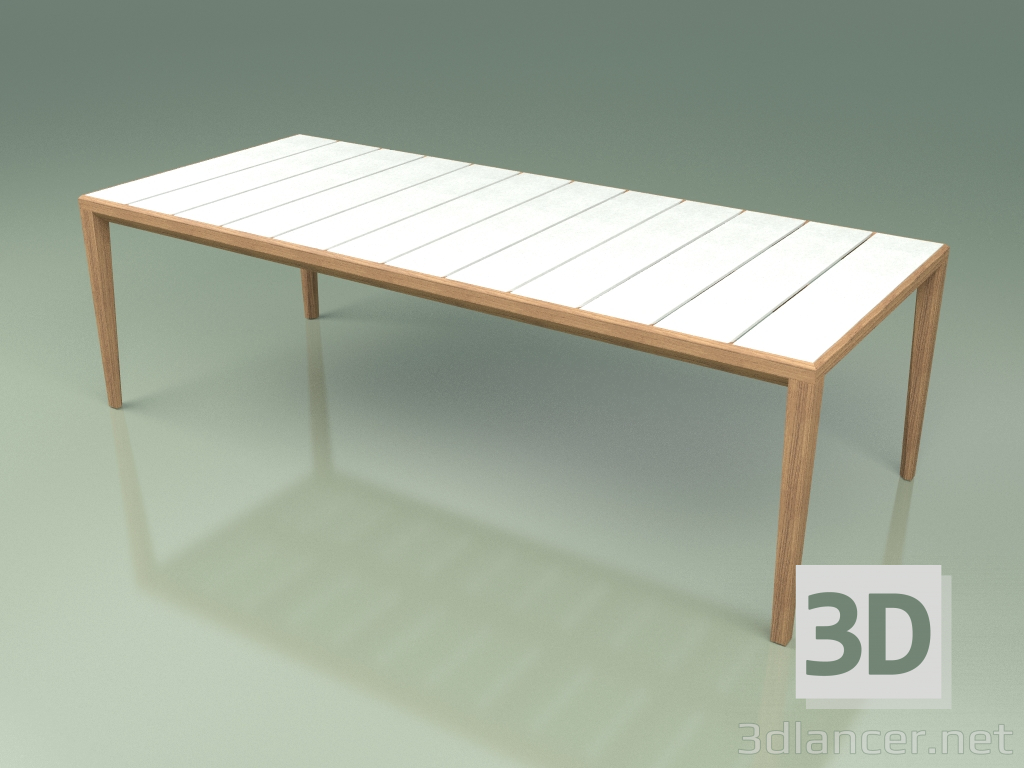 modello 3D Tavolo da pranzo 174 (Gres Smaltato Ghiaccio) - anteprima