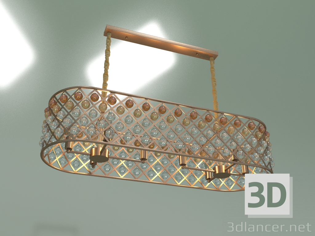 3d model Hanging chandelier 307-8 - preview