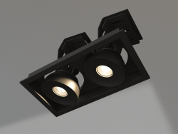 Lampe CL-SIMPLE-S148x80-2x9W Day4000 (BK, 45 degrés)