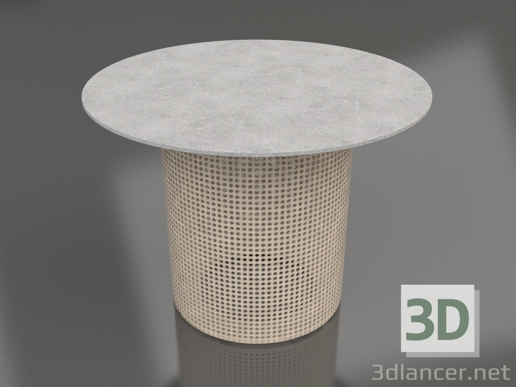 modèle 3D Table basse ronde Ø60 (Sable) - preview