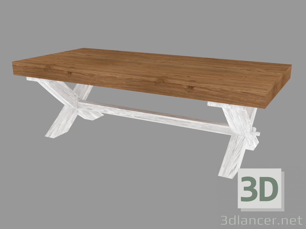 3d модель Журнальний столик (PRO.075.XX 130x42x59cm) – превью