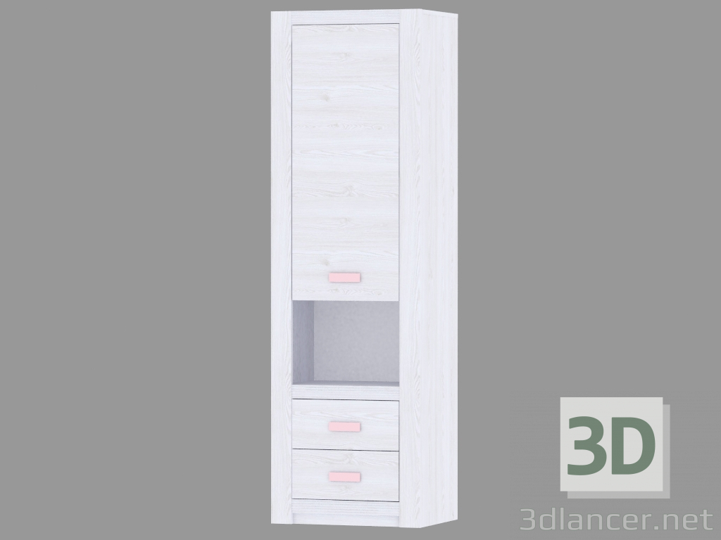 3D Modell Schrank 1D-2S (TYP LLOS01) - Vorschau