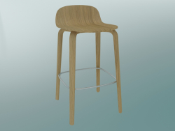 Bar stool Visu (H 65 cm, Oak)