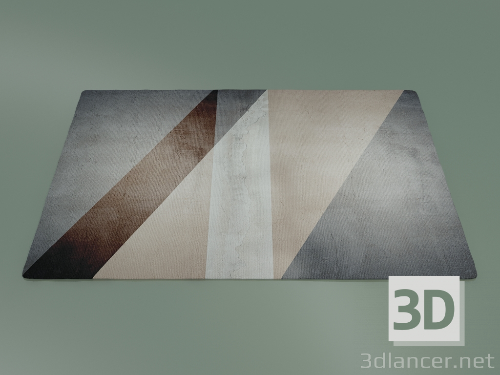3D Modell Teppichziffer geometrisch (S122, geometrisch) - Vorschau