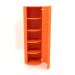 3d model Cabinet (with open door) TM 09 (D=503x1510, luminous bright orange) - preview