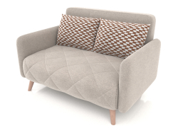 Sofa bed Cardiff (gray-beige - multicolor)