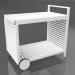 3d model Serving trolley (White) - preview