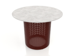 गोल कॉफ़ी टेबल Ø60 (वाइन रेड)