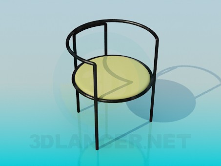 modelo 3D La silla con asiento suave - escuchar modelo 3D La silla con asiento suave - escuchar