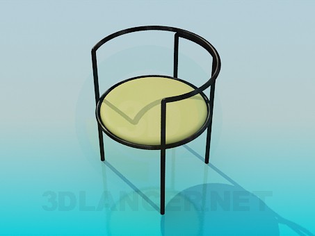 modelo 3D La silla con asiento suave - escuchar modelo 3D La silla con asiento suave - escuchar