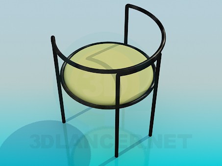 modelo 3D La silla con asiento suave - escuchar modelo 3D La silla con asiento suave - escuchar
