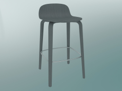 Bar stool Visu (H 65 cm, Gray)