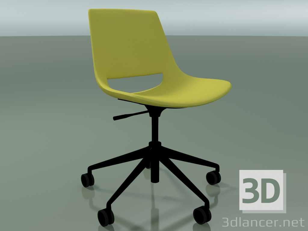 3D Modell Stuhl 1210 (5 Rollen, drehbar, Polyethylen, V39) - Vorschau