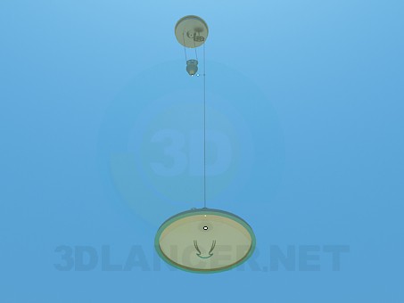 3d model Chandelier with adjustable height - preview 3d model Chandelier with adjustable height - preview