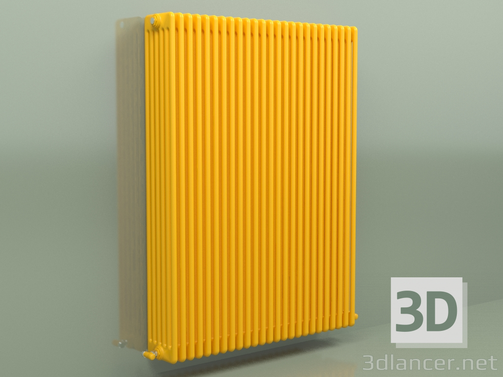 3d модель Радиатор TESI 6 (H 1500 25EL, Melon yellow - RAL 1028) – превью