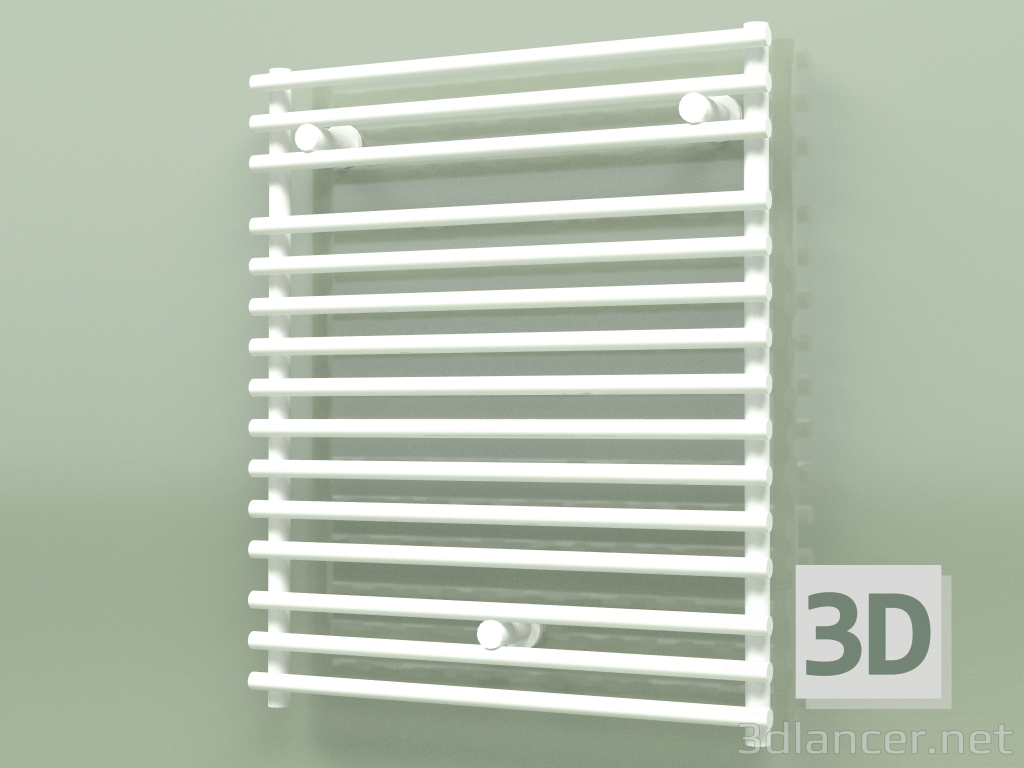 3D modeli Isıtmalı havlu askısı - Santorini (SAN 07 600 mm, RAL - 9016) - önizleme