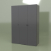 3d model Wardrobe 3 doors GL 130 (Anthracite) - preview