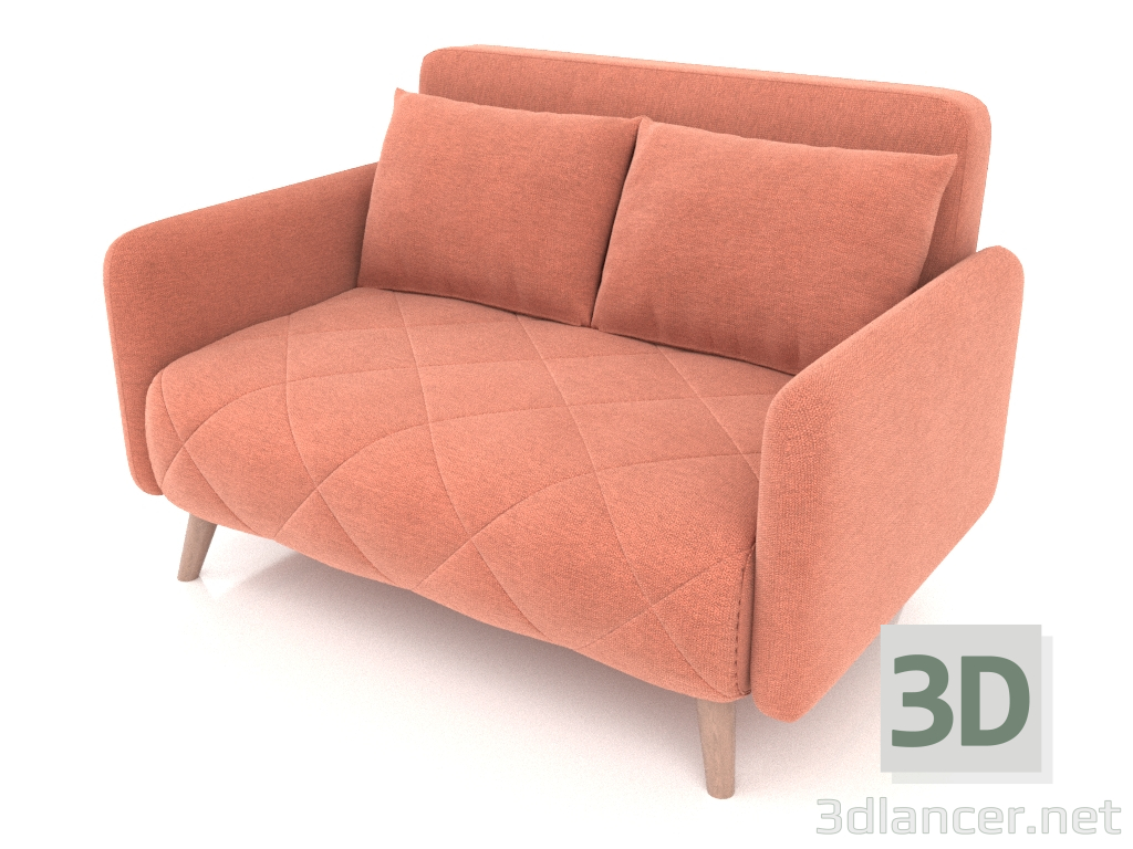 3 डी मॉडल सोफा बेड कार्डिफ़ (पपीता मिलावट) - पूर्वावलोकन