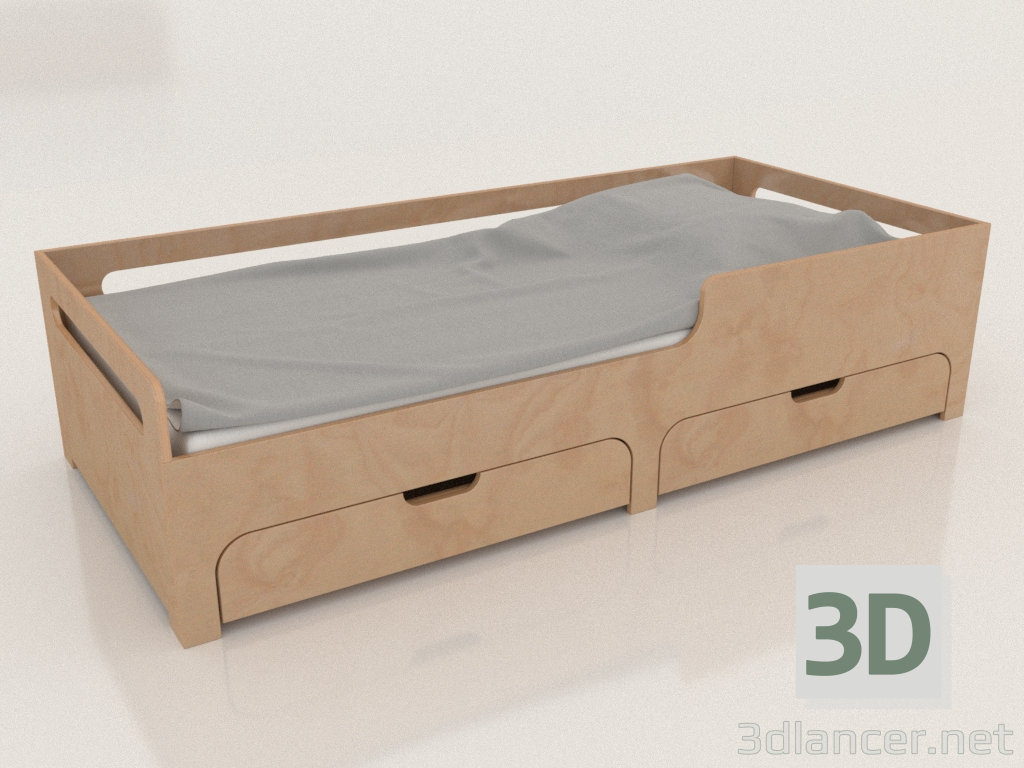 3 डी मॉडल बेड मोड DR (BVDDR2) - पूर्वावलोकन