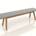 3d model A bench with a 180 pillow - preview