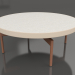 modèle 3D Table basse ronde Ø90x36 (Sable, DEKTON Sirocco) - preview