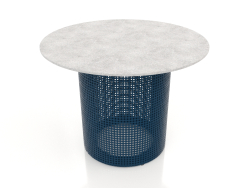 गोल कॉफ़ी टेबल Ø60 (ग्रे नीला)