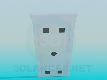 modelo 3D Puerta - escuchar modelo 3D Puerta - escuchar