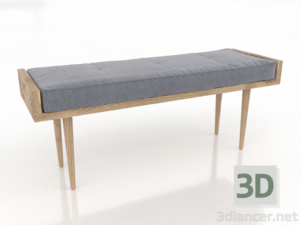 modèle 3D Banc KUNAKLAR 1200x350x490 mm - preview modèle 3D Banc KUNAKLAR 1200x350x490 mm - preview