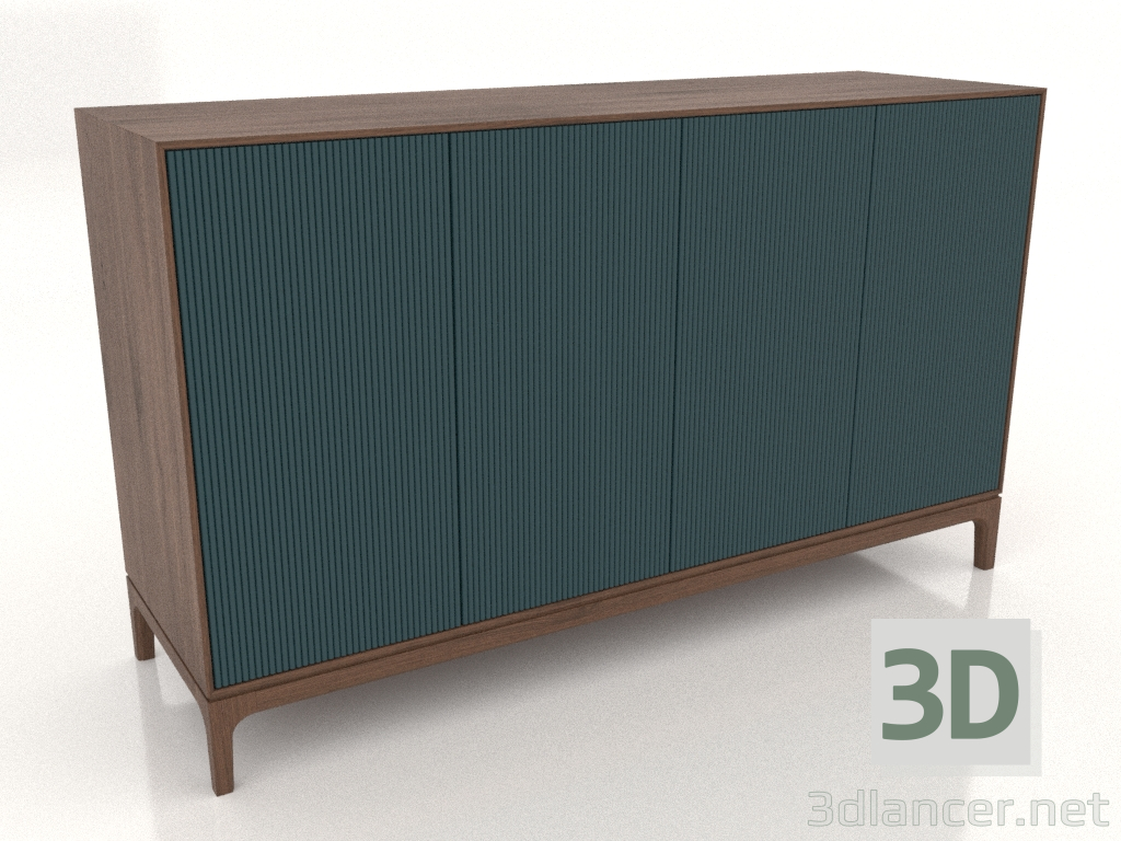 3d model Mueble de TV FARGO con fachadas fresadas 1600x500x950 mm (ola marina, roble tabaco, opción 3) - vista previa 3d model Mueble de TV FARGO con fachadas fresadas 1600x500x950 mm (ola marina, roble tabaco, opción 3) - vista previa