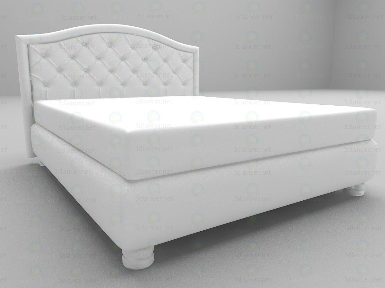 3 डी मॉडल क्लासिक बिस्तर - पूर्वावलोकन