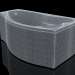 modèle 3D de Baignoire Aquanet Palma 170100 acheter - rendu