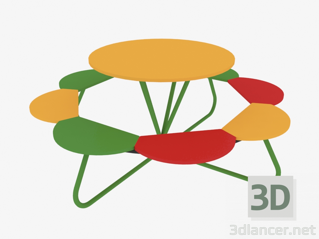 3d model Coffee table (5408) - preview