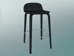 Bar stool Visu (H 65 cm, Black)