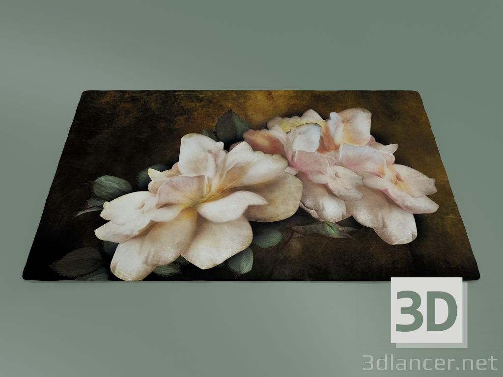 Modelo 3d Dígito do tapete Peonie (S122) - preview