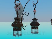 Chandelier and sconce set