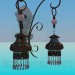 3d model Chandelier and sconce set - preview