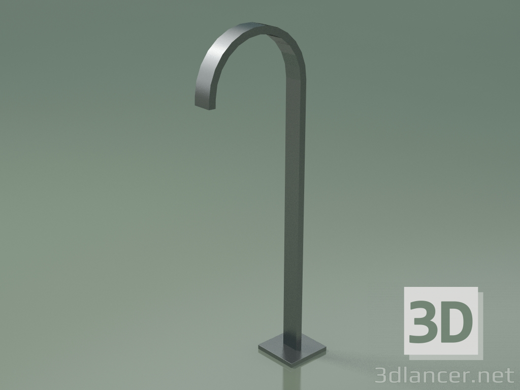 3d model Bath spout without diverter for free-standing installation (13 672 780-99) - preview