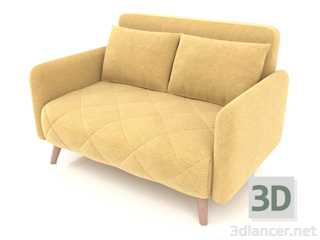 3 डी मॉडल सोफ़ा बिस्तर कार्डिफ़ (नींबू मिलावट) - पूर्वावलोकन