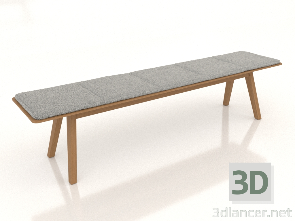 3D modeli Yastıklı bank 200 - önizleme